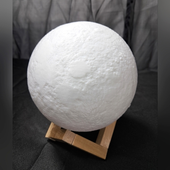 Home Kids Night Light 3D NASA Moon Colorful LED Dorm Bedroom Home Lanterns Light - Picture 9 of 15